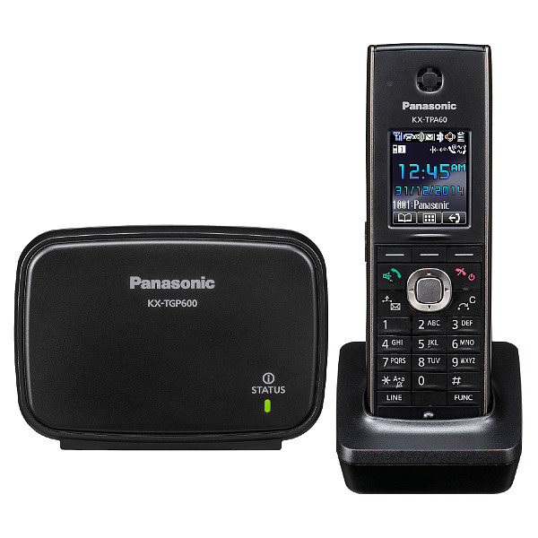 SIP VoIP DECT-телефон PANASONIC KX-TGP600 чёрный