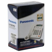 Телефон проводной PANASONIC KX-TS 2570 RUB чёрный