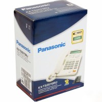 Телефон проводной PANASONIC KX-TS 2570 RUW белый