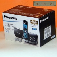 Радиотелефон PANASONIC KX-TG 6541 RUB чёрный