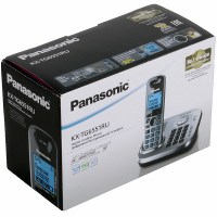 Радиотелефон PANASONIC KX-TG 6551 RUM серый мет.