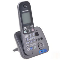 Радиотелефон PANASONIC KX-TG 6821 RUM серый мет