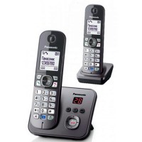 Радиотелефон PANASONIC KX-TG 6822 RUM серый мет.