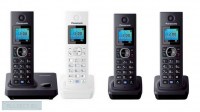 Panasonic KX-TG 7852 RU1 чёрный/белый ( 7854 - 4 трубки в комплекте)