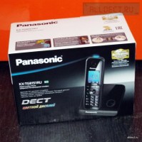 Радиотелефон PANASONIC KX-TG 8151 RUB чёрный