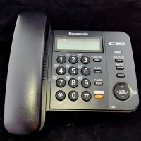 Телефон проводной PANASONIC KX-TS 2358 RUB чёрный