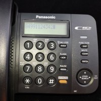 Телефон проводной PANASONIC KX-TS 2358 RUB чёрный