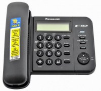 Телефон проводной PANASONIC KX-TS 2356 RUB чёрный