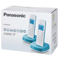 Радиотелефон PANASONIC KX-TGC 312 RUC бело-синий