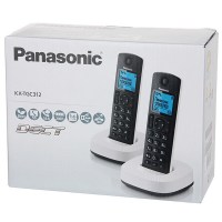 Радиотелефон PANASONIC KX-TGC 312 RU2 чёрно-белый