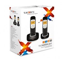 Радиотелефон TEXET TX-D 6505A ДУЭТ чёрный