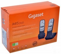 Радиотелефон GIGASET A415 DUO чёрный