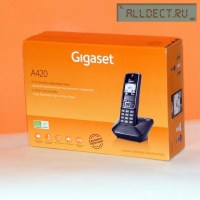 Радиотелефон GIGASET A420 чёрный