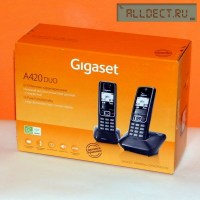 Радиотелефон GIGASET A420 DUO чёрный