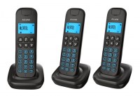 Alcatel E192 TRIO черный ( 3 трубки в комплекте )