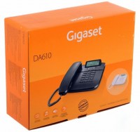 Телефон проводной GIGASET DA610 чёрный