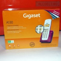 Радиотелефон GIGASET A130 бордовый