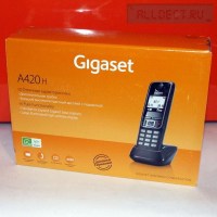 Дополнительная радиотрубка GIGASET A420 H чёрный