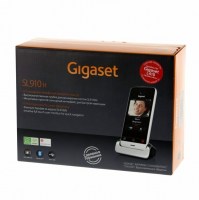 Дополнительная радиотрубка GIGASET SL910 H чёрный/металл