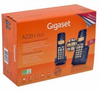 Радиотелефон GIGASET A220 A DUO чёрный