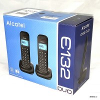 Радиотелефон Alcatel  E132 DUO чёрный