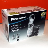 Радиотелефон PANASONIC KX-TG 6811 RUB чёрный