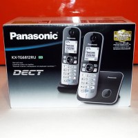 Радиотелефон PANASONIC KX-TG 6812 RUB чёрный