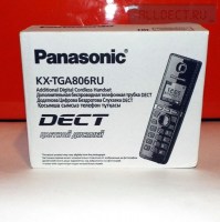 Дополнительная радиотрубка PANASONIC KX-TGA 806 RUB чёрный