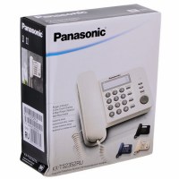 Телефон проводной PANASONIC KX-TS 2352 RUW белый