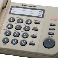 Телефон проводной PANASONIC KX-TS 2352 RUJ бежевый