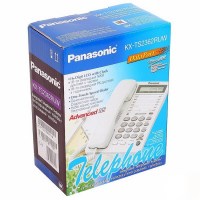 Телефон проводной PANASONIC KX-TS 2362 RUW белый