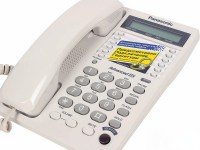 Телефон проводной PANASONIC KX-TS 2362 RUW белый