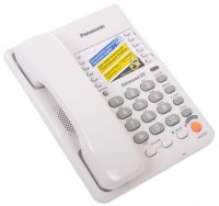 Телефон проводной PANASONIC KX-TS 2363 RUW белый