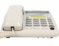 Телефон проводной PANASONIC KX-TS 2362 RUW белый