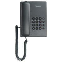 Телефон проводной PANASONIC KX-TS 2350 RUT титан