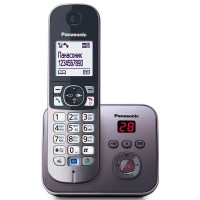 Радиотелефон PANASONIC KX-TG 6821RUM серый мет