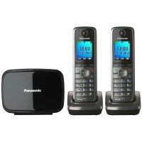 Радиотелефон PANASONIC KX-TG 8612 RUM серый мет.