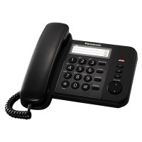 Телефон проводной PANASONIC KX-TS 2352 RUB чёрный