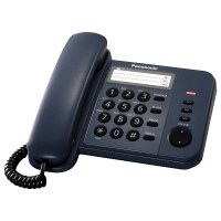 Телефон проводной PANASONIC KX-TS 2352 RUС синий