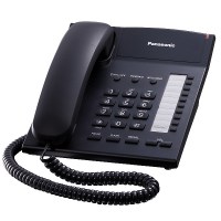 Телефон проводной PANASONIC KX-TS 2382 RUB чёрный