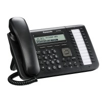 SIP-телефон проводной PANASONIC KX-UT 133 RUB чёрный
