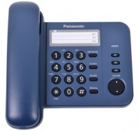 Телефон проводной PANASONIC KX-TS 2352 RUС синий