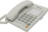 Телефон проводной PANASONIC KX-TS 2363 RUW белый