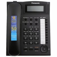 Телефон проводной PANASONIC KX-TS 2388 RUB чёрный