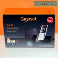 Радиотелефон SIEMENS Gigaset SL400 металл/чёрный