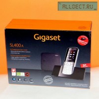 Радиотелефон SIEMENS Gigaset SL400 A металл/чёрный