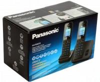 Радиотелефон PANASONIC KX-TGH 212 RUB чёрный