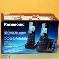 Радиотелефон PANASONIC KX-TGH 222 RUB чёрный