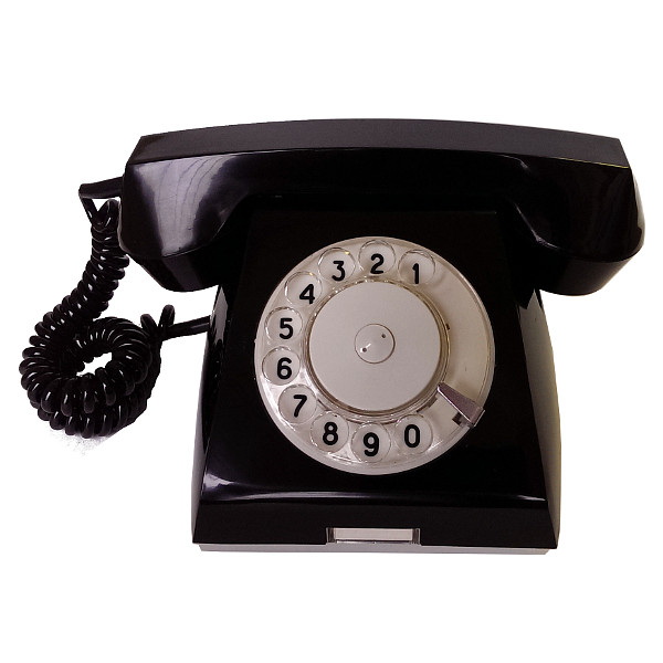 Телефон дисковый VEF-68 (цвет-чёрный)